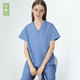 与际洗手衣女短袖 手术室工作服涤棉刷手衣口腔护士服医护分体套装