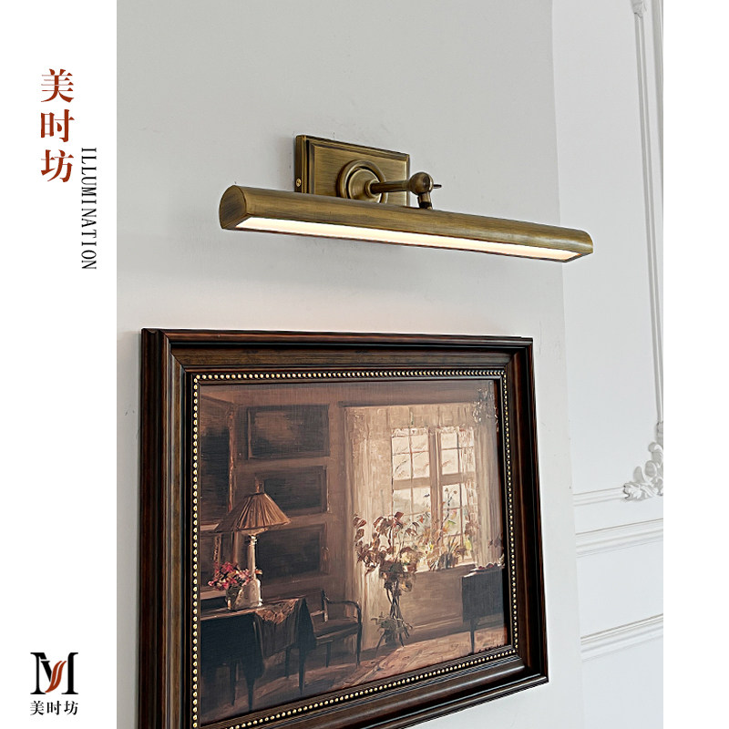 美式复古VC1:1Cabinet壁灯 别墅客厅床头过道油画书柜妆台镜前灯