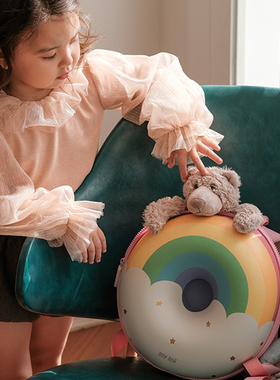 zoyzoii儿童书包女孩幼儿园宝宝六一儿童节日礼物甜甜圈背包透气