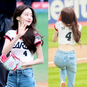 英同款 棒球比赛短袖 上衣跳舞修身 女团ive张元 字母V领运动短款 T恤