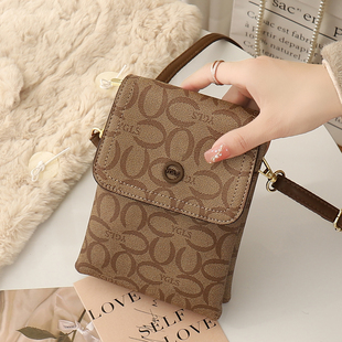 手机包女2026网红爆款软皮迷你小包包精致轻便多层口袋小挎包百搭