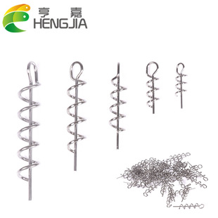 渔具配件50PCS HENGJIA亨嘉人气路亚配件弹簧别针1.4CM路亚
