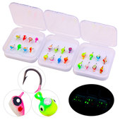 垂钓将路亚假饵冰钓饵飞蝇钩路亚鱼饵冬钓饵套装 翘嘴鲈鱼假饵鱼钩