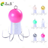 HENGJIA亨嘉渔具深海垂钓鱿鱼针52G路亚鱿鱼 鱿鱼钩 假饵6色盒装