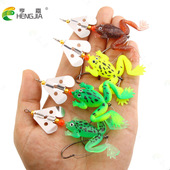 亮片路亚饵单钩防挂底雷蛙鱼饵雷蛙单钩打黑渔具