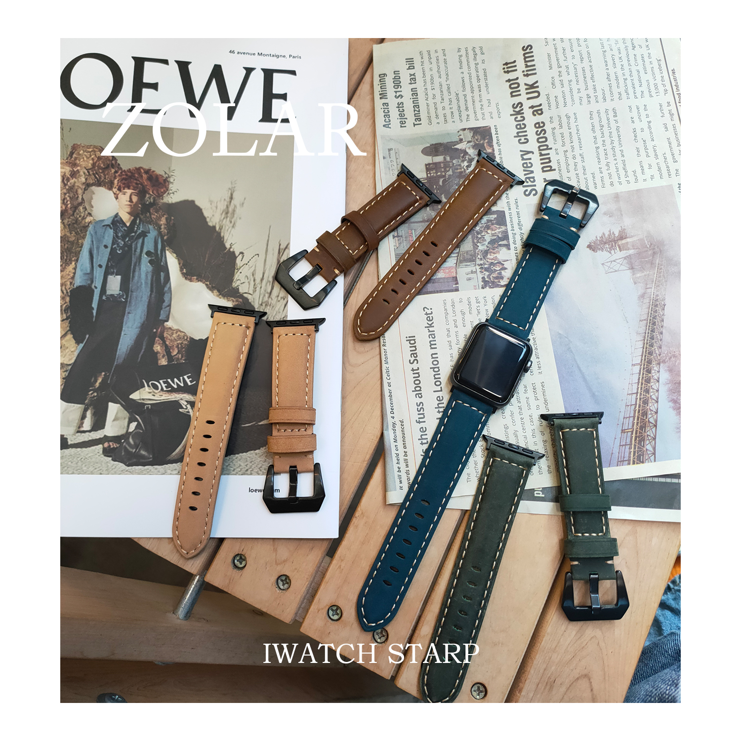 zolar苹果手表表带iwatch