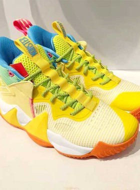 匹克高帮篮球鞋男室外水泥地实战球鞋减震防滑耐磨运动鞋E221041A