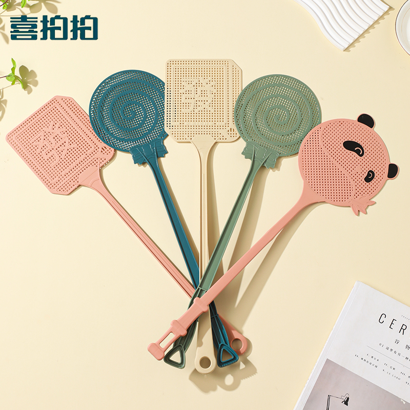 卡通塑料苍蝇拍拍不烂蝇子拍