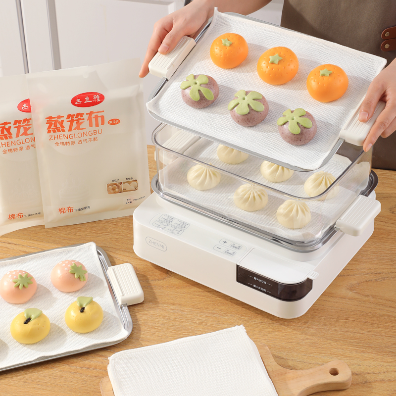 蒸笼布家用不粘纯棉纱布