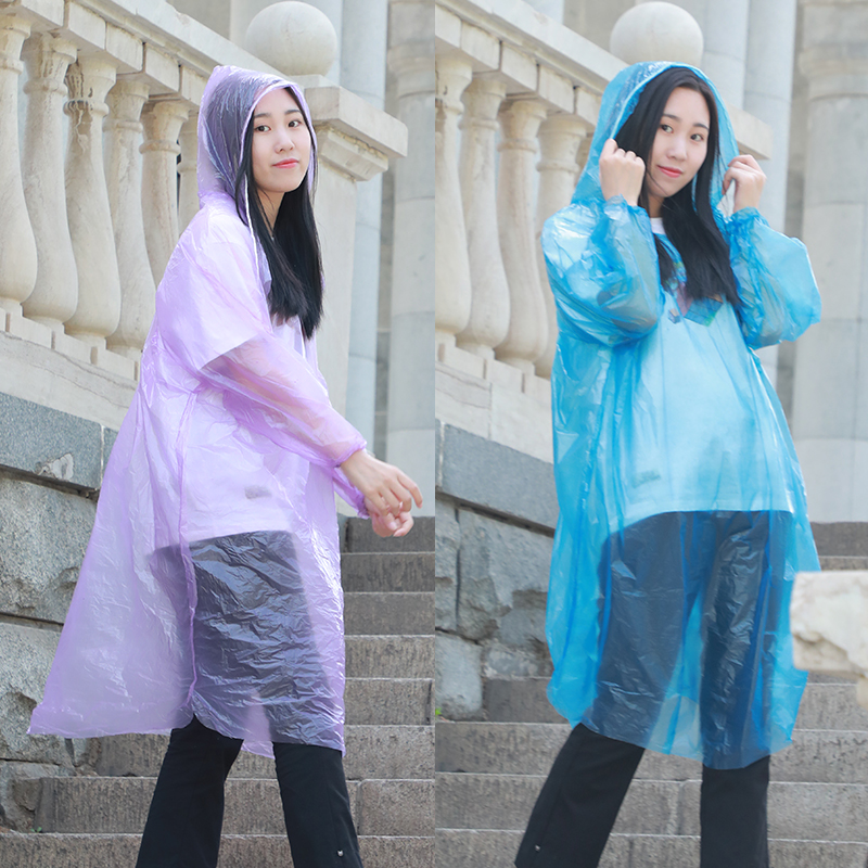 雨衣轻薄透明男女成人一次性长款