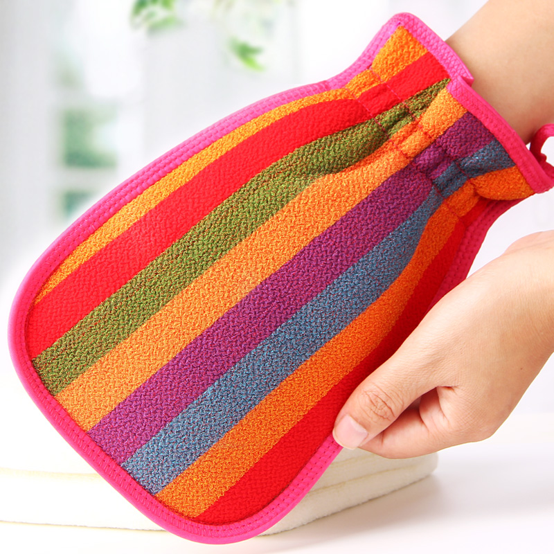 韩式搓澡搓背巾双面加宽加厚