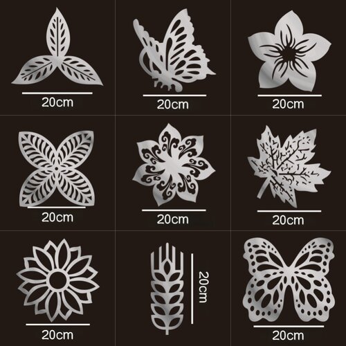 欧包印花撒粉图案面包装饰艺术面包造型模具面包欧包撒粉印花模具