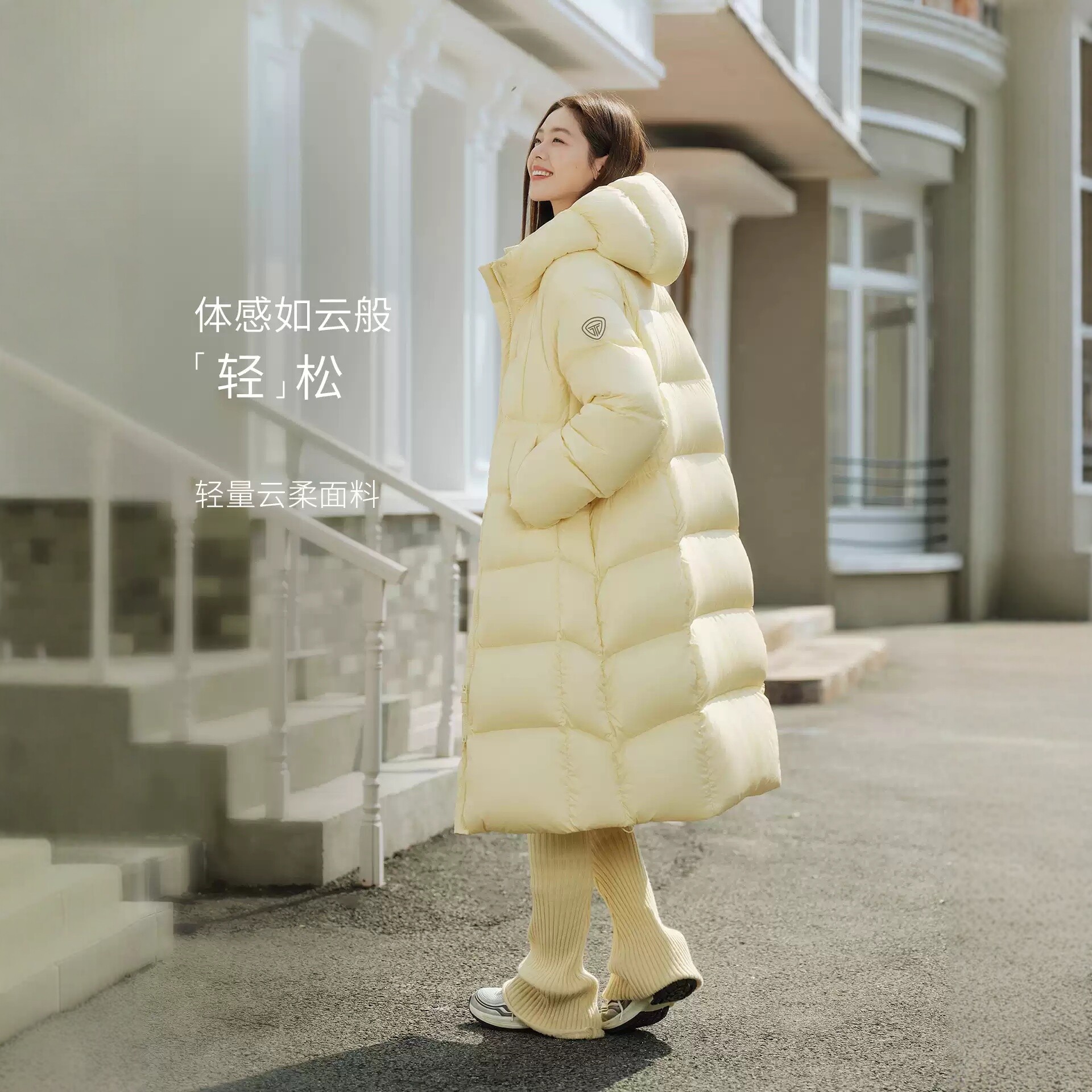 坦博尔中长款羽绒服女冬季2026新款连帽加厚保暖高端女士抗寒外套