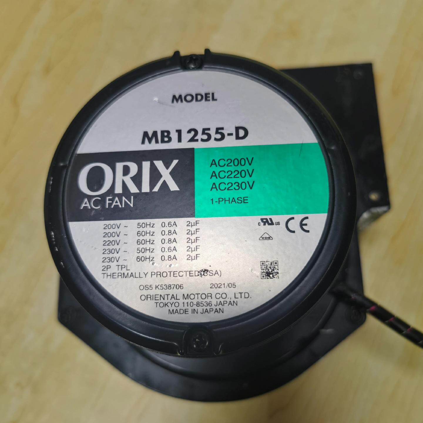 议价MB1255-D ORIX西洛克离心风机 工业交流散热风机维修