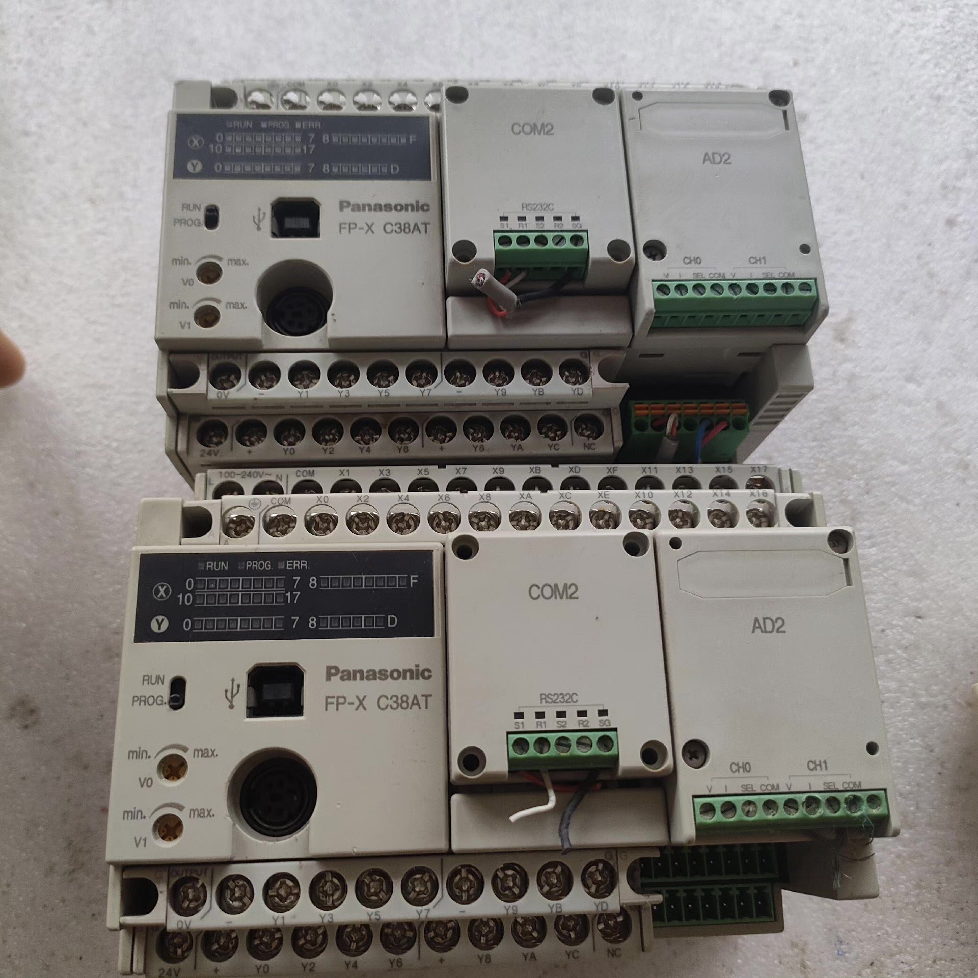 议价AFPX-C38AT-F 松下PLC可编程控制器带COM2 AD2扩展模块维修