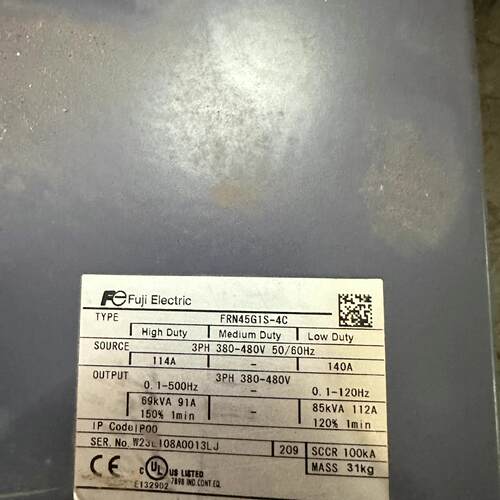 议价FRN45G1S-4C 富士变频器 工业自动化工控配件维修