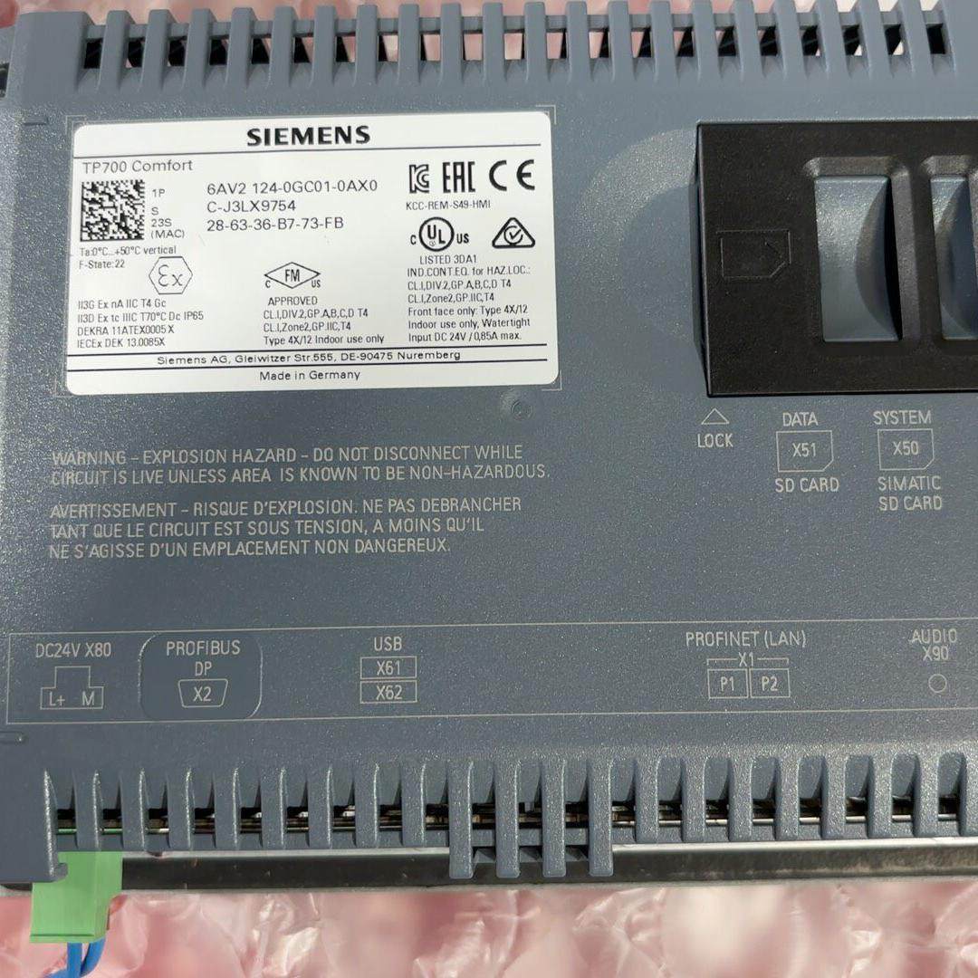议价6AV2124-0GC01-0AX0 人机界面 TP700 Comfort 工控触摸屏维修