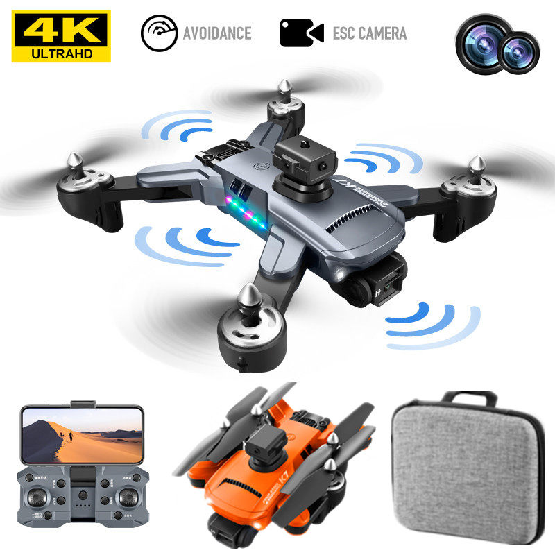 새로운 드론 K7 5G WIFI 4K HD 전문 카메라 LED 조명 2.4