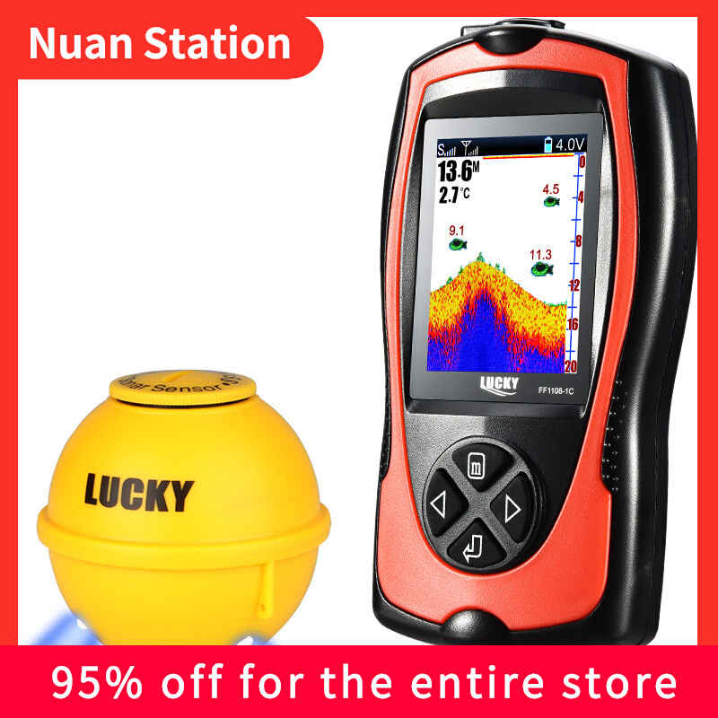 Lucky Sonar Fish Finder FF1108-1CWLA Rechargeable Wireless S