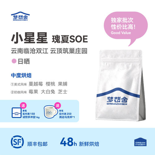 梦想舍小星星云南瑰夏日晒SOE