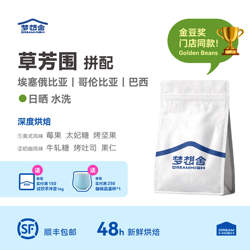 草芳围意式拼配 梦想舍意大利浓缩咖啡豆/粉 门店同款 IGCA金豆奖