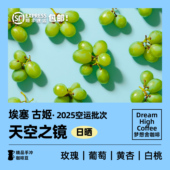 天空之镜日晒 梦想舍埃塞罕贝拉74110精品手冲咖啡豆新鲜烘焙浅烘