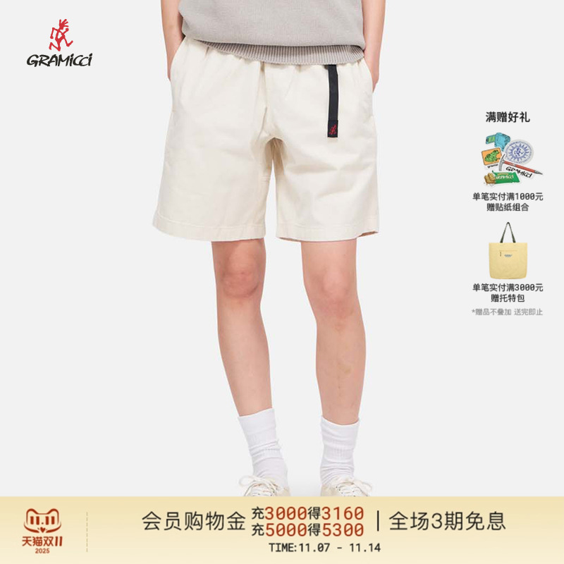 GRAMICCI小野人女士直筒休闲短裤