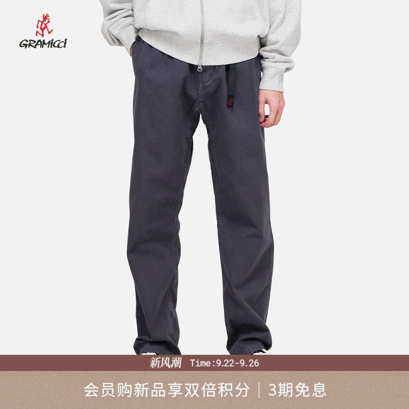 GRAMICCI纯色直筒休闲工装裤