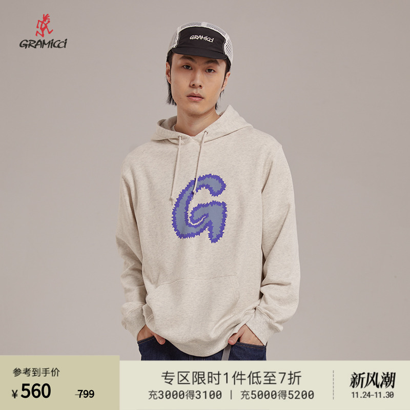 GRAMICCI小野人G字连帽卫衣