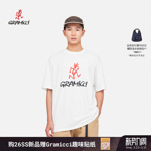 T恤G4SU GRAMICCI小野人情侣LOGO男女圆领短袖 T097 26新款