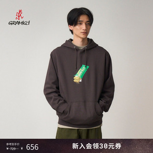 GRAMICCI小野人印花设计针织连帽衫 季 末折扣 J091 卫衣G5FU