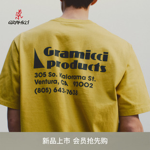 【26春】GRAMICCI小野人男女同款宽松休闲短袖T恤G6SU-T090