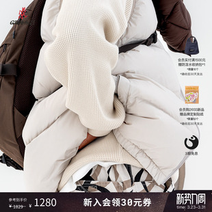 GRAMICCI小野人冬季 羽绒马甲纯色户外叠穿外套J001 型款