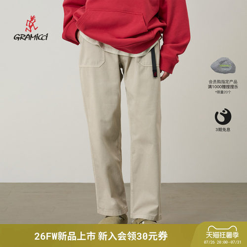 【26夏】GRAMICCI小野人女款直筒休闲工装休闲长裤子G6SW-P004