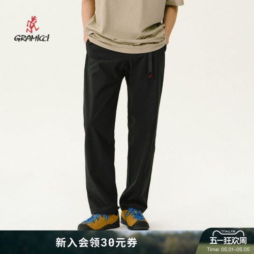 【26新款】GRAMICCI小野人男款尼龙轻薄弹力直筒长裤子GMP-25SC02