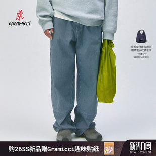 子男G6SM 裤 GRAMICCI小野人春夏条纹休闲直筒工装 P010 26新款