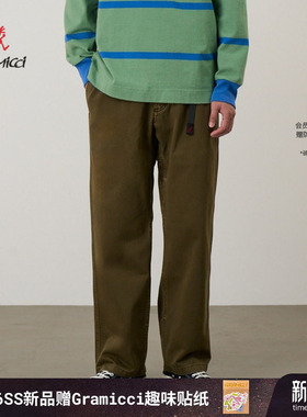 【26新款】GRAMICCI小野人G-PANT攀岩休闲宽松直筒长裤男G116-OGT