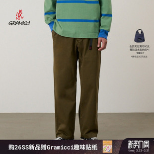 男G116 PANT攀岩休闲宽松直筒长裤 GRAMICCI小野人G OGT 26新款