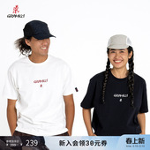 21SC04 T恤情侣GUT GRAMICCI小野人 山系刺绣男女圆领短袖