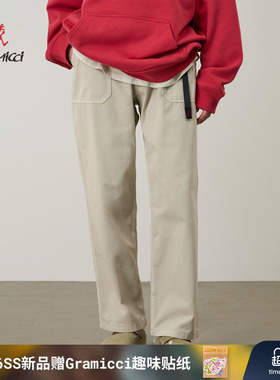 【26新款】GRAMICCI小野人女款直筒复古工装休闲长裤G6SW-P004