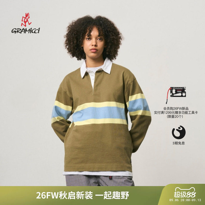 GRAMICCI小野人橄榄球针织衫J113图片