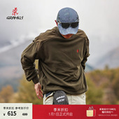 情侣卫衣GUJ3 GRAMICCI小野人冬季 摇粒绒圆领针织套头衫 FCN23