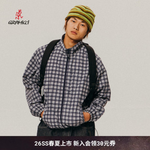 GRAMICCI小野人春夏男士 防风上衣格纹外套G6SM J043 26新款