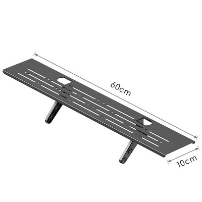 电视机顶盒置物架免打孔显示器顶部支架客厅路由器收纳架子托架