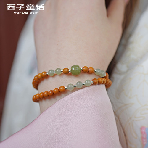 灵隐文创馆芭比檀金丝楠送母亲