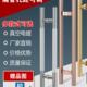 玻璃门拉手不锈钢圆管木门拉手电镀黑金可调孔间距加长螺丝简单