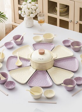 拼盘餐具组合盘子碗碟套装家