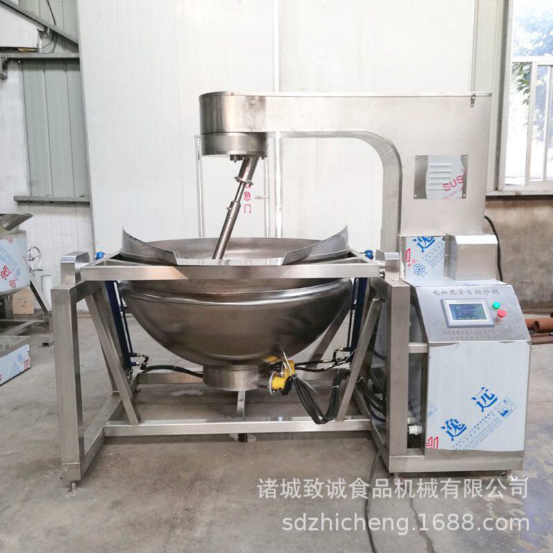 牛肉酱全自动行星搅拌炒锅 高粘度物料行星搅拌炒锅