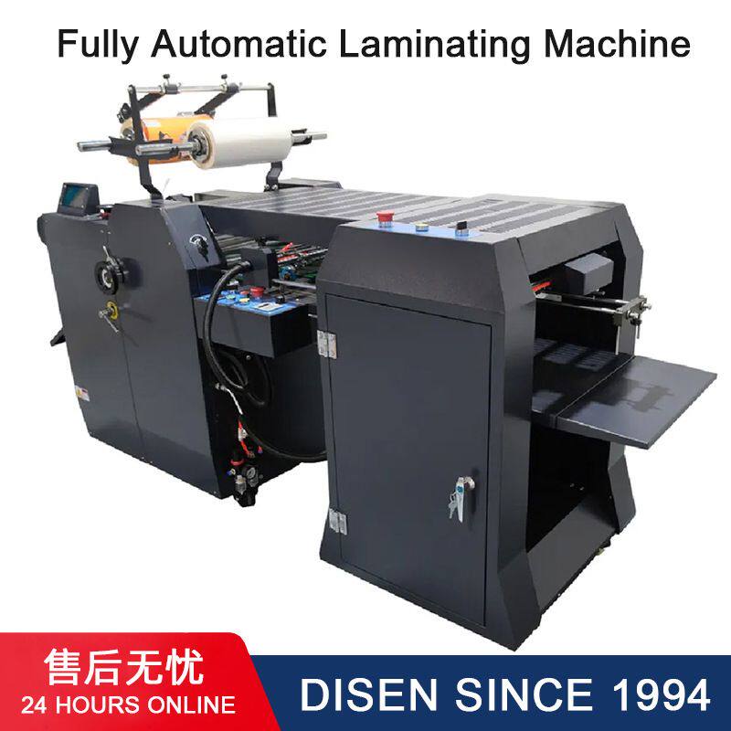 工业用390H/520H/720H液压油加温全自动覆膜机烫金热裱复膜一体机