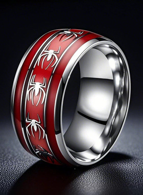 跨境爆款不锈钢戒指小众感韩版不掉色韩版简约素圈轻奢指环